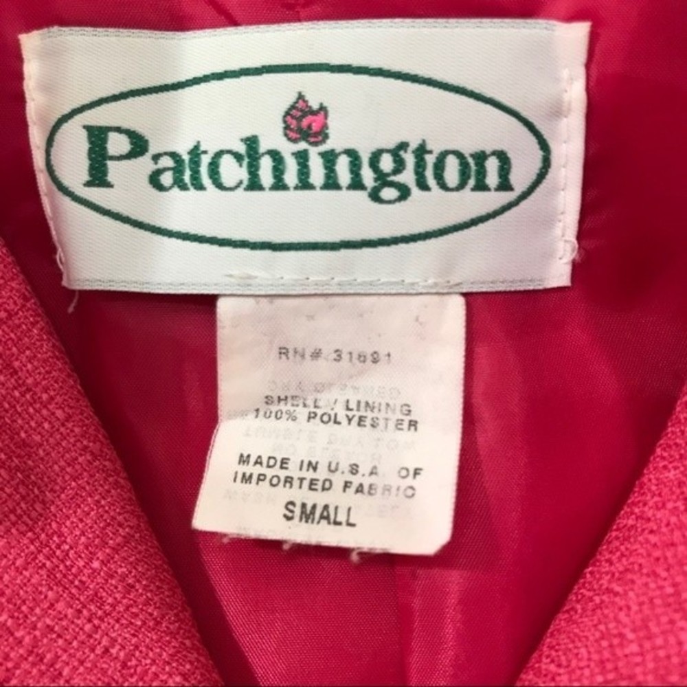 Patchington Pink Button Up Blazer Jacket Brunch C… - image 2